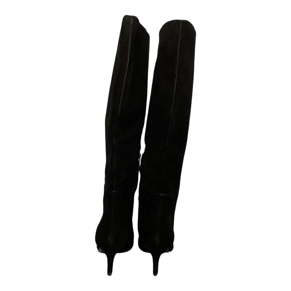 Nine West Women's Caddy Suede Knee High Stiletto Heel Boots Black Size 10 - Picture 5 of 8